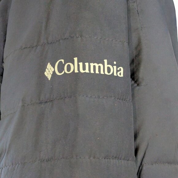 Columbia Hooded Puffer Jacket Women's 3X White Out Omni-Heat Mid Length - Picture 4 of 11